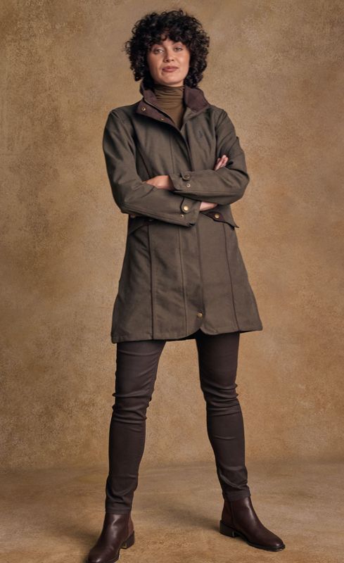 Una Waterproof Riding Jacket - Olive