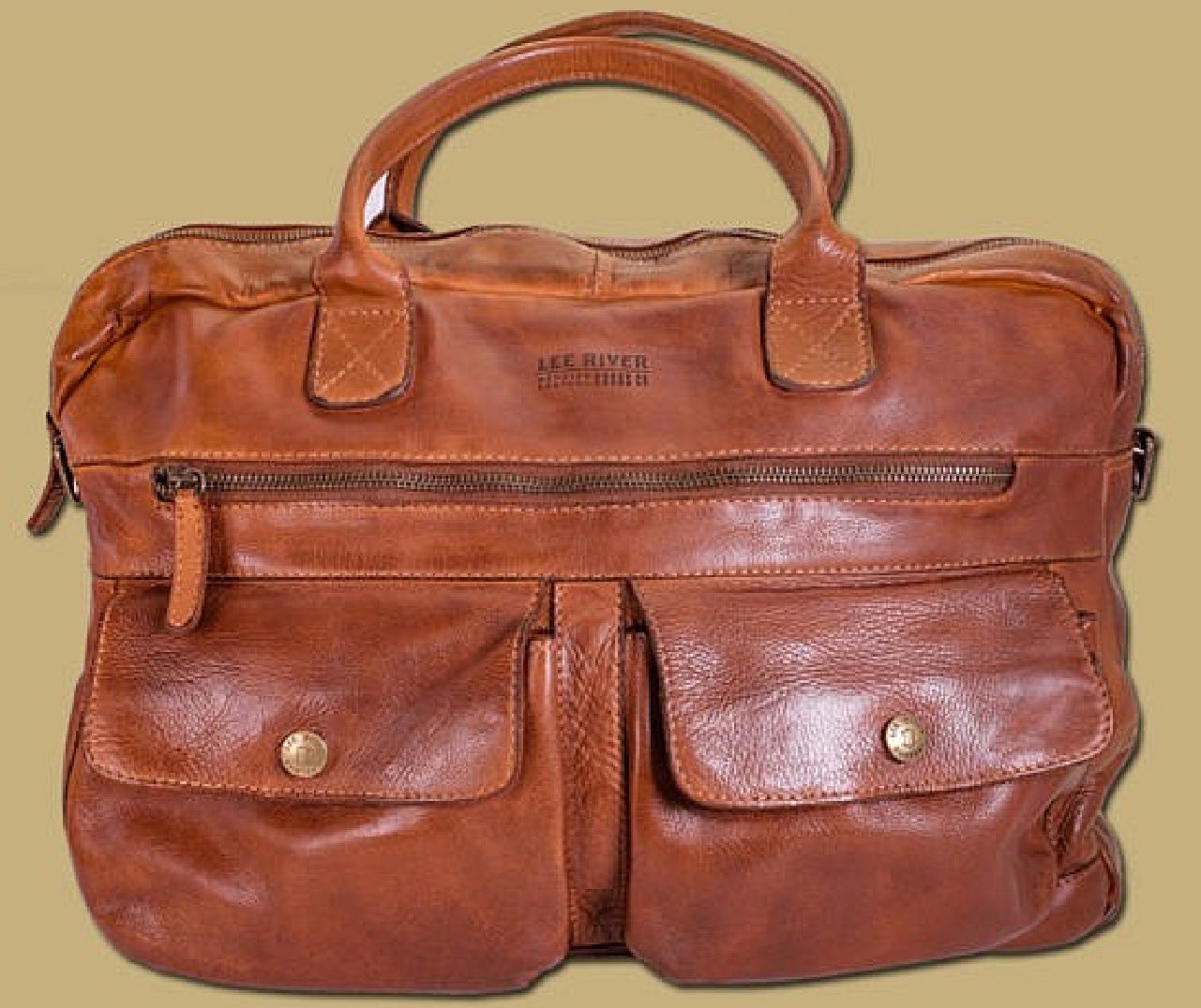 Rory All Day Laptop Bag, Colour: Tan