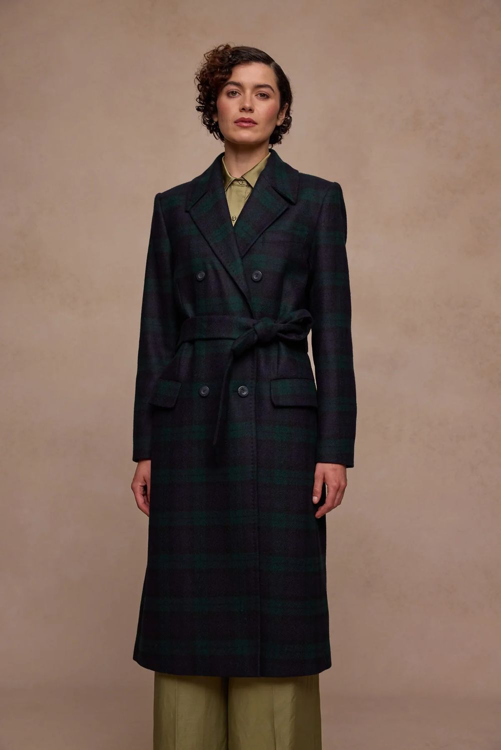 Clodagh Tweed Wool Coat