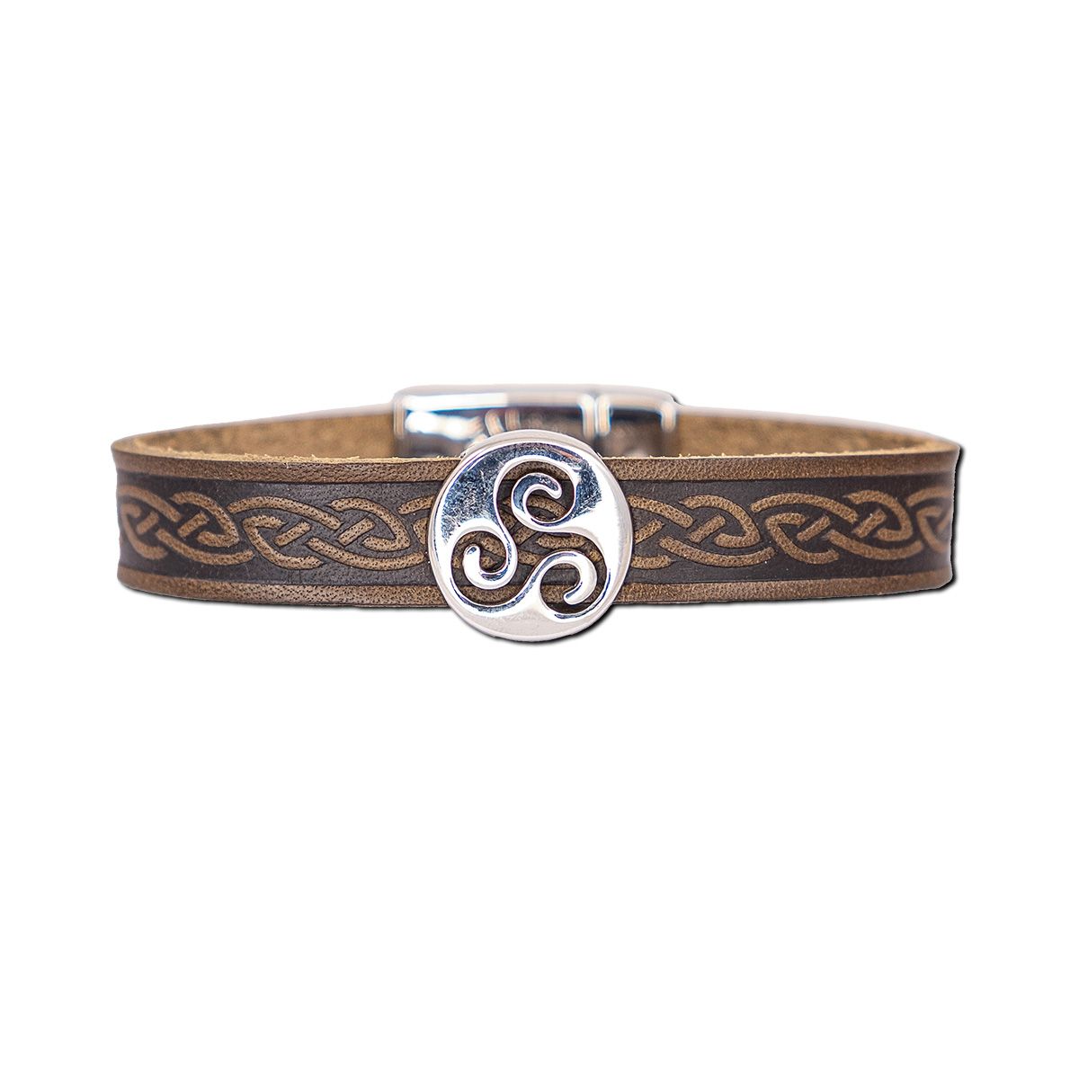 Triskle Leather Cuff