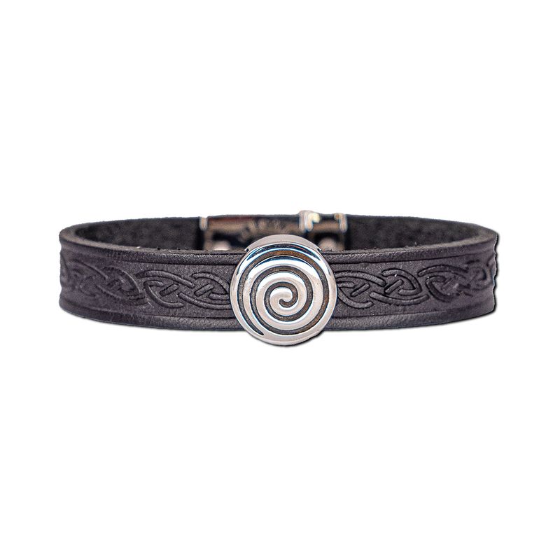 Spiral Leather Cuff