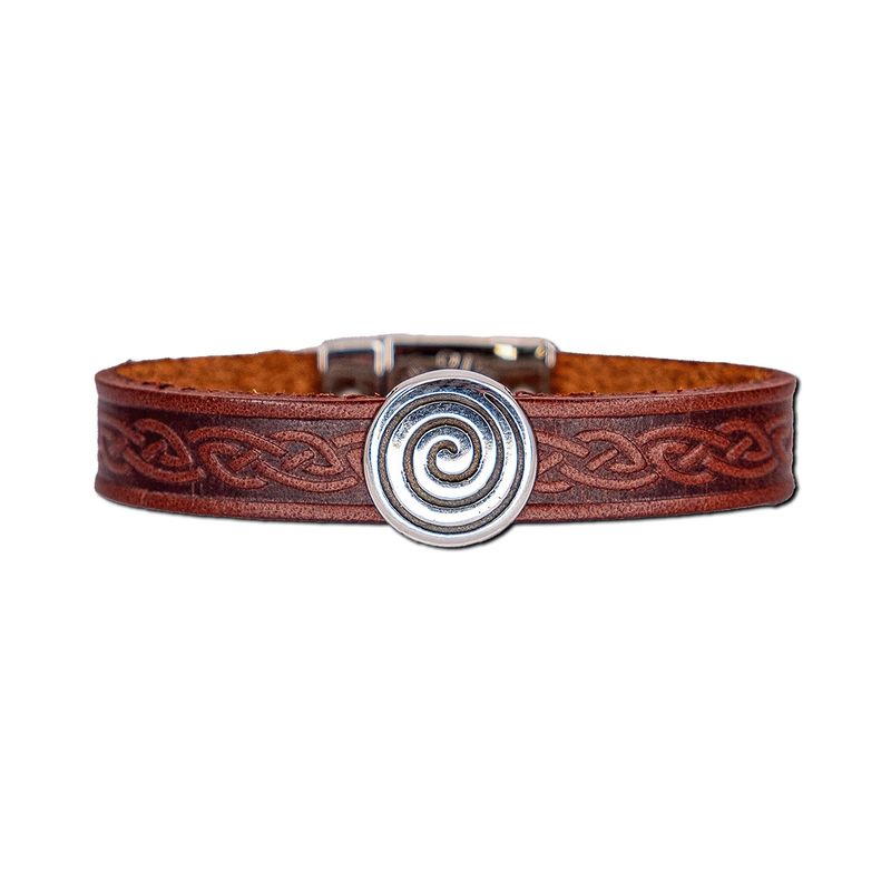 Spiral Leather Cuff