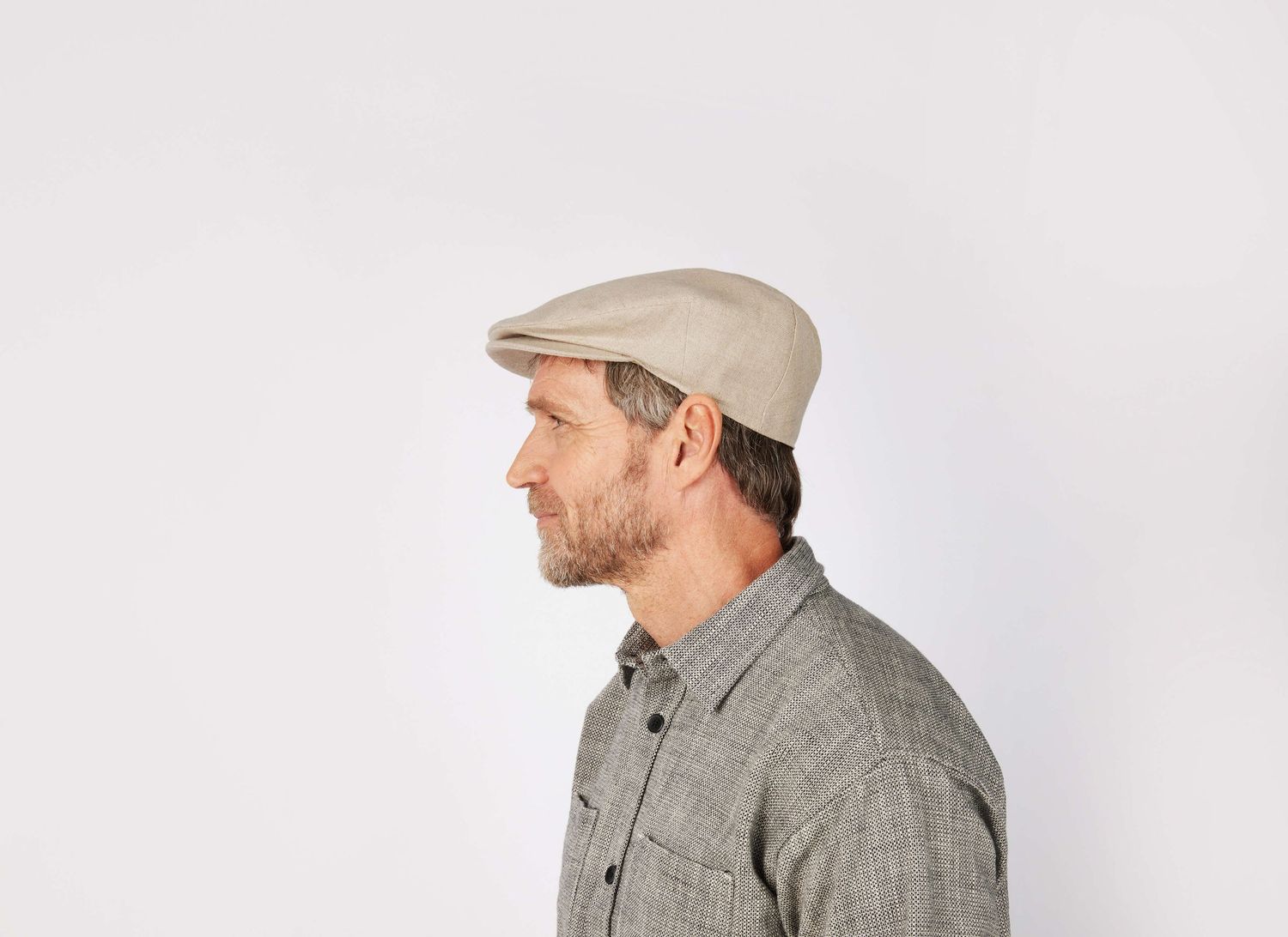 Vintage Linen Cap - Natural