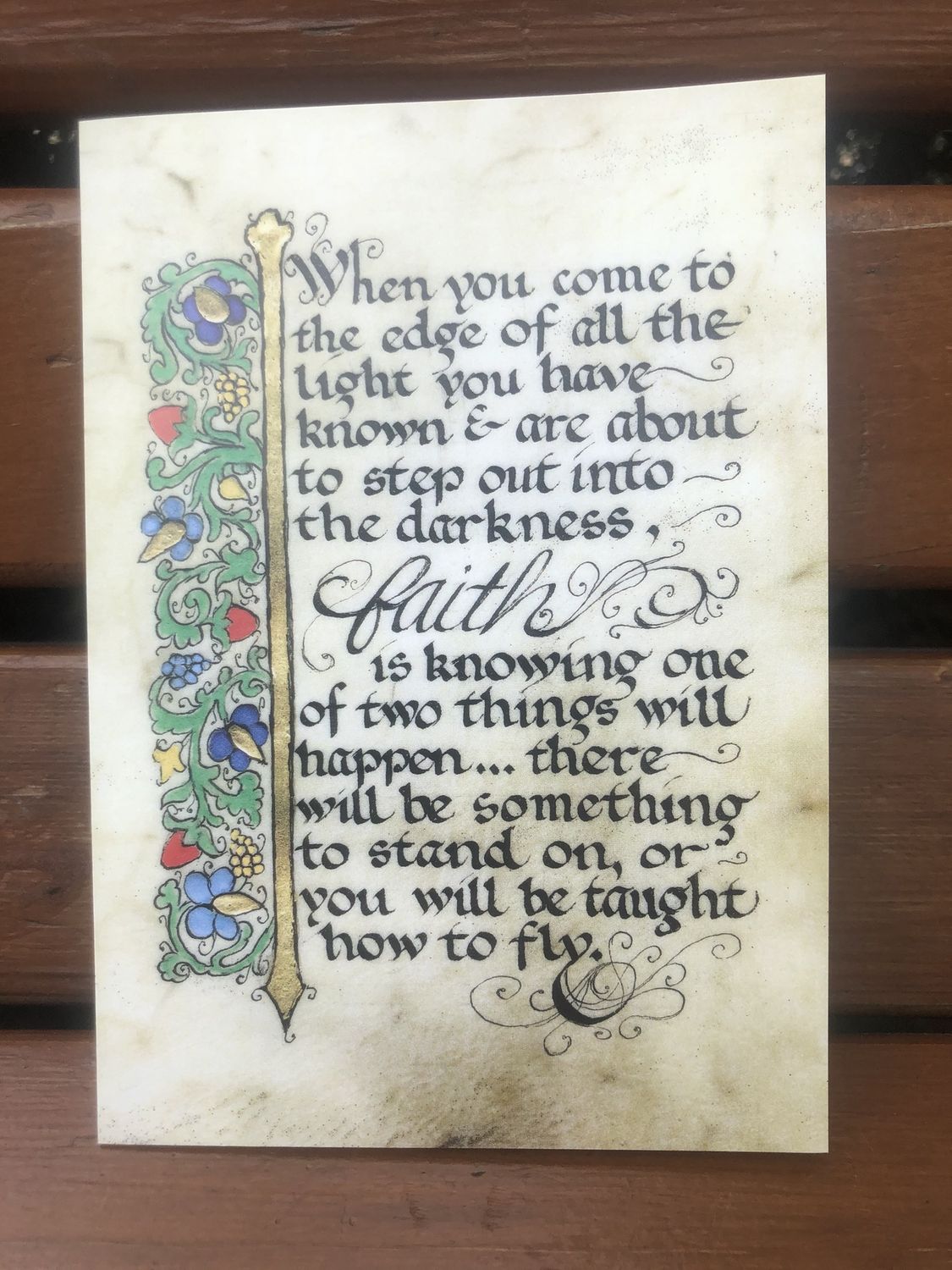 Faith, Style: Greeting Card