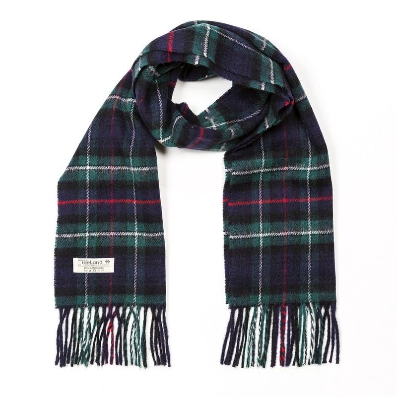 Irish Wool Scarf Short MacKenzie Tartan