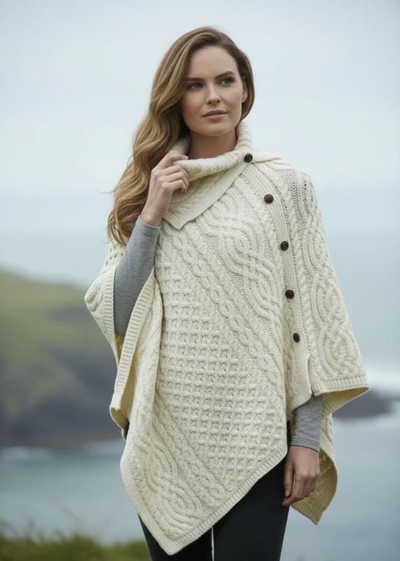 Tipperary Cowl Neck Poncho