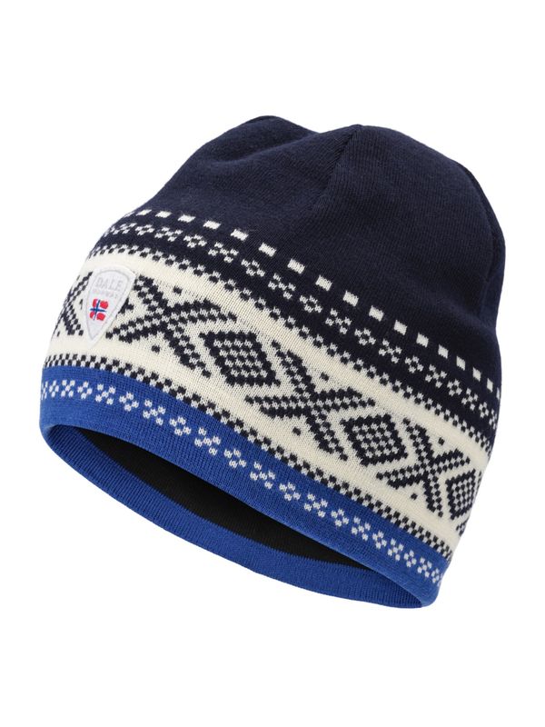 Dystingen unisex merino wool hat -Navy Offwhite Ultramarine
