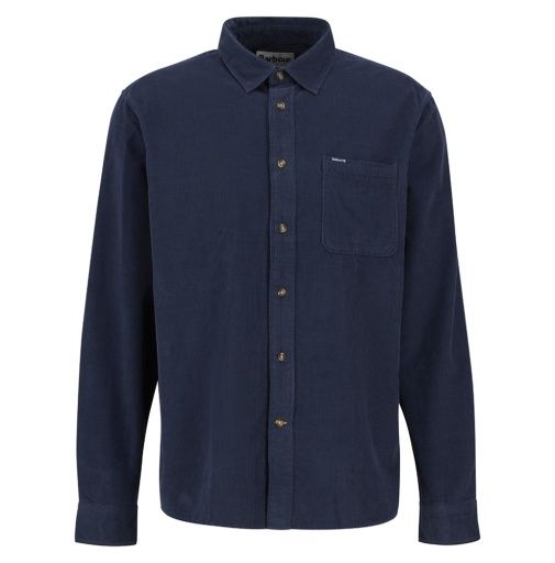 Barbour Bramside Relaxed Cord Shirt, Colour: Navy, Size: M (US S)