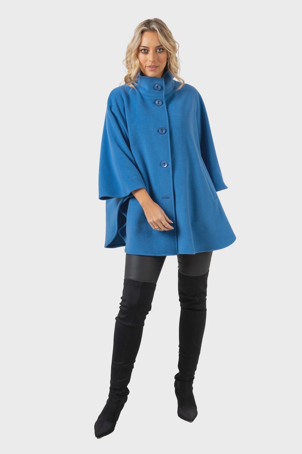Short Cape with Pockets