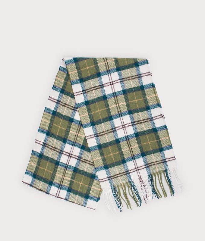 Barbour Tartan Lambswool Scarf - Ancient