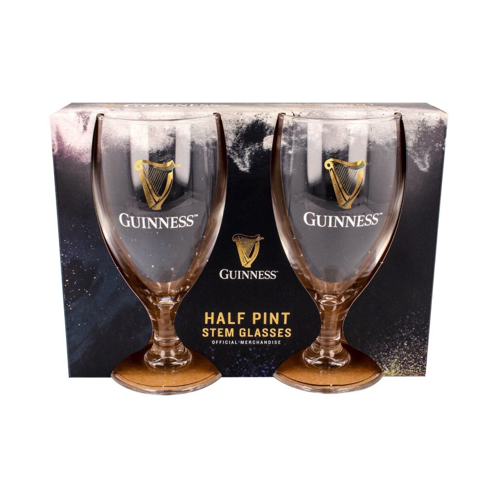 Guinness Half Pint Stem Glasses
