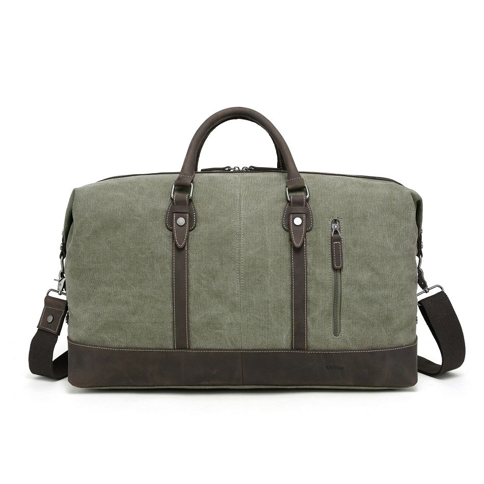 Canvas Duffle Bag - Green