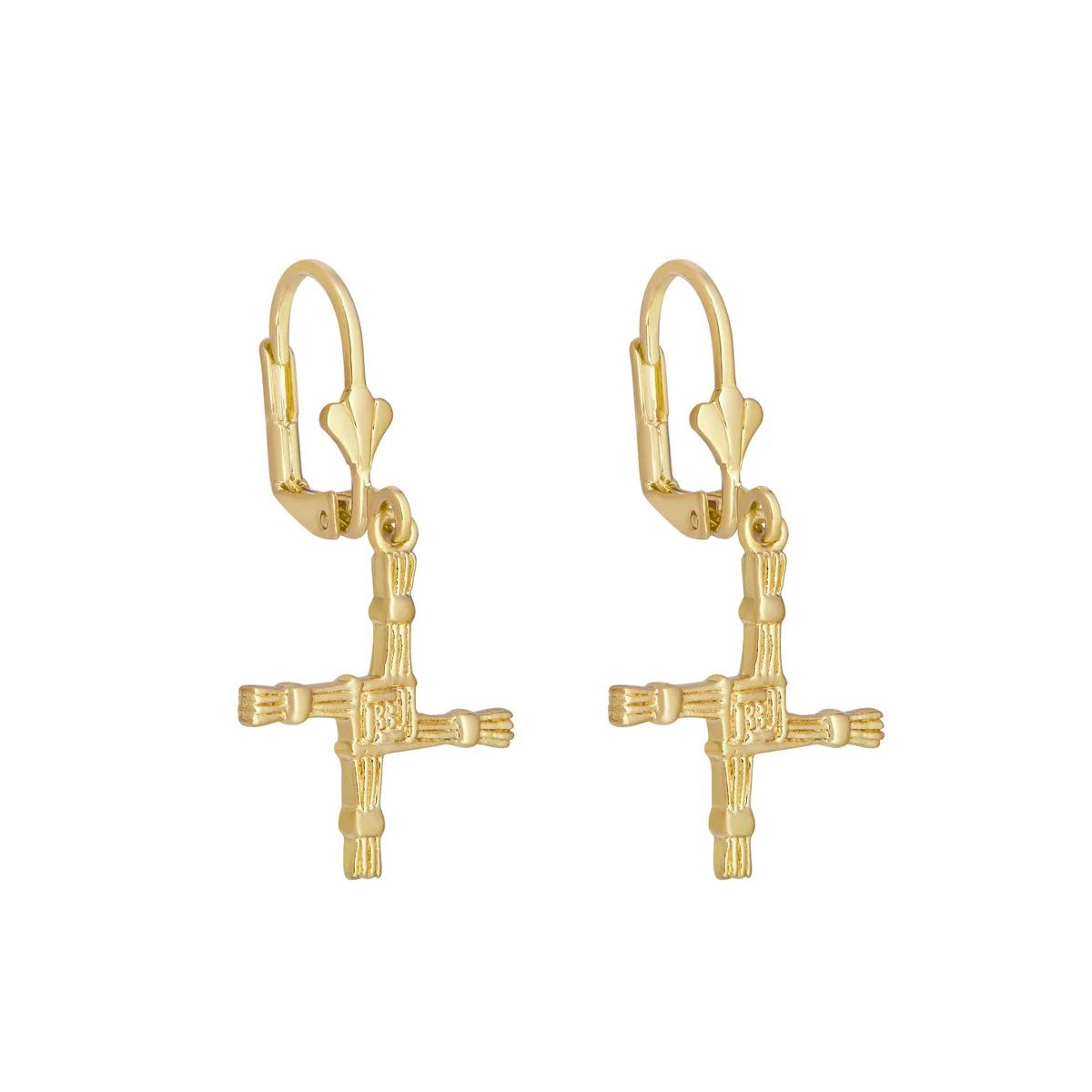 St. Brigids Gold Plated Earrings