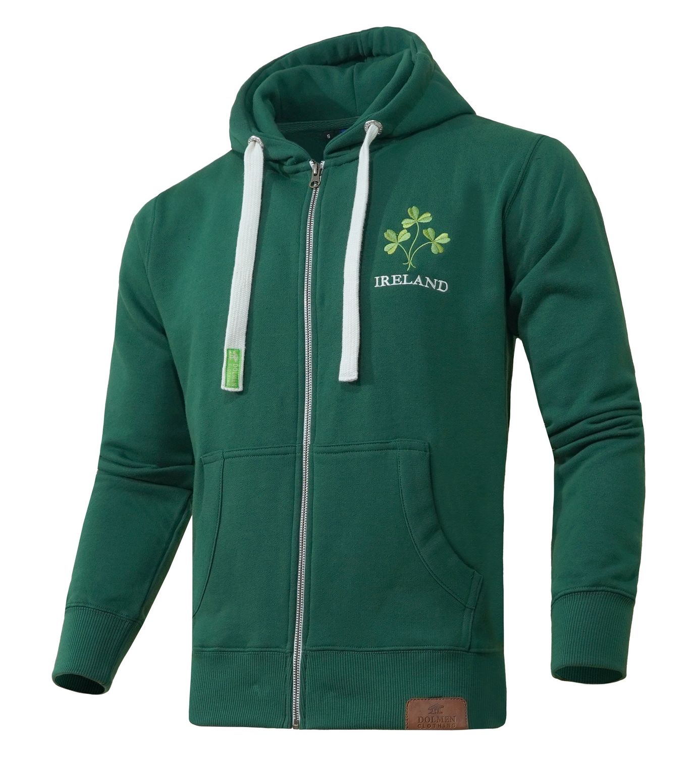 Sprig Ireland Full Zip Hoody - Bottle Green