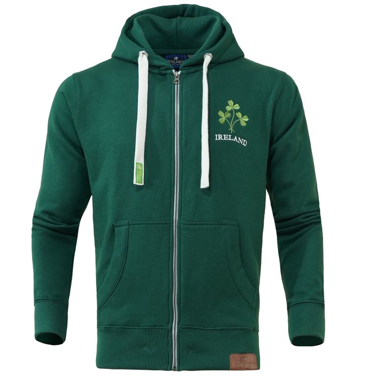 Sprig Ireland Full Zip Hoody - Bottle Green