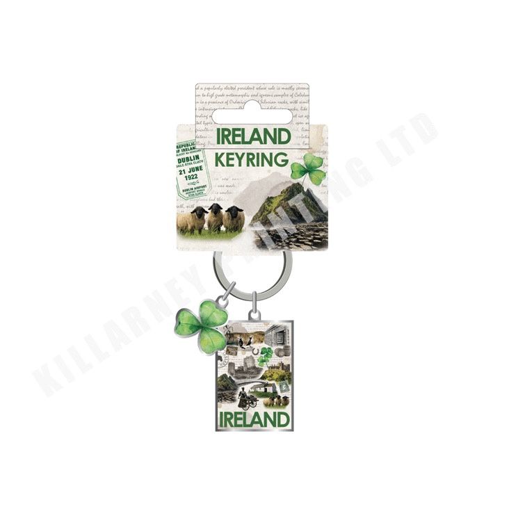 Ireland Collage Range - Keyring