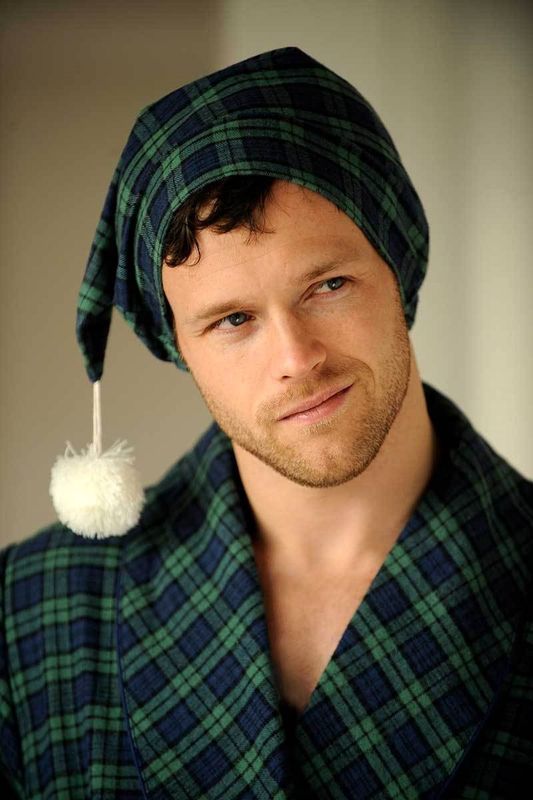 Men's Cotton Flannel Nightcap - Onesize