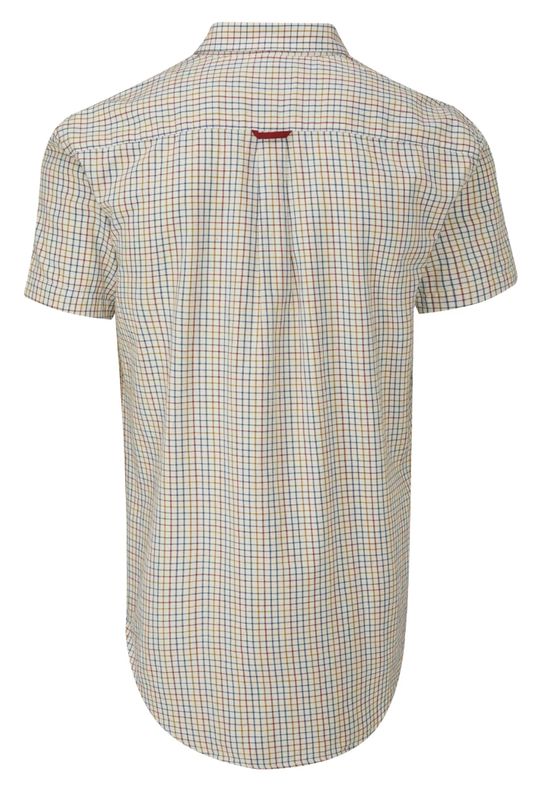 Men's London Tattersall Short Sleeve Shirt - Red