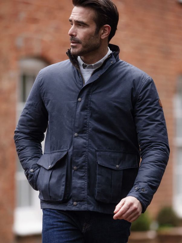 Kendal Wax Jacket - Navy