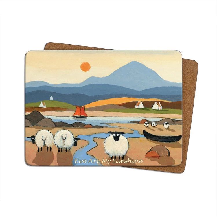 Thomas Joseph - Single Place Mat - Ewe Are My Sunshine