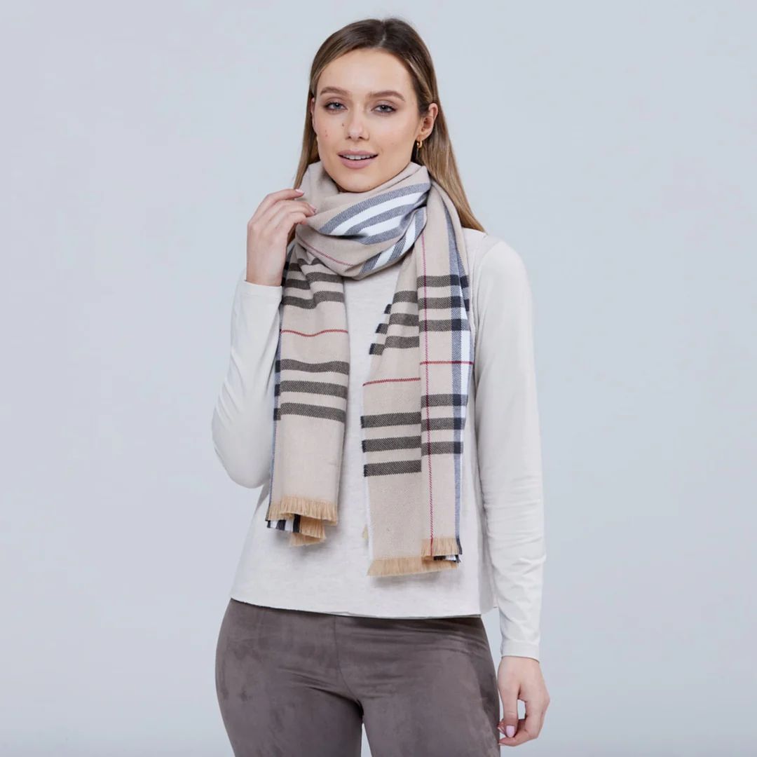 Merino Wool - Giant Scarf - Classic Camel