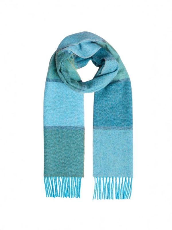 Foxford Lambswool Scarf - Spring Contemporary Stripe