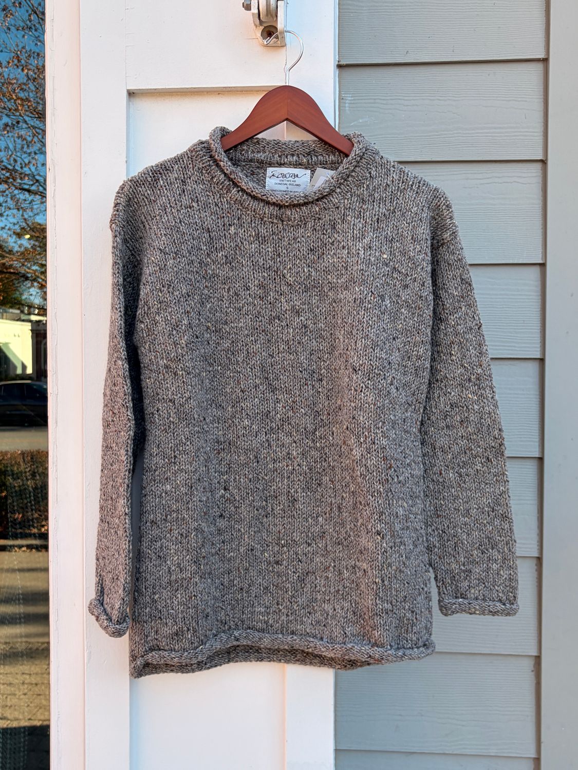 Men’s Roll Neck Tunic - Porridge