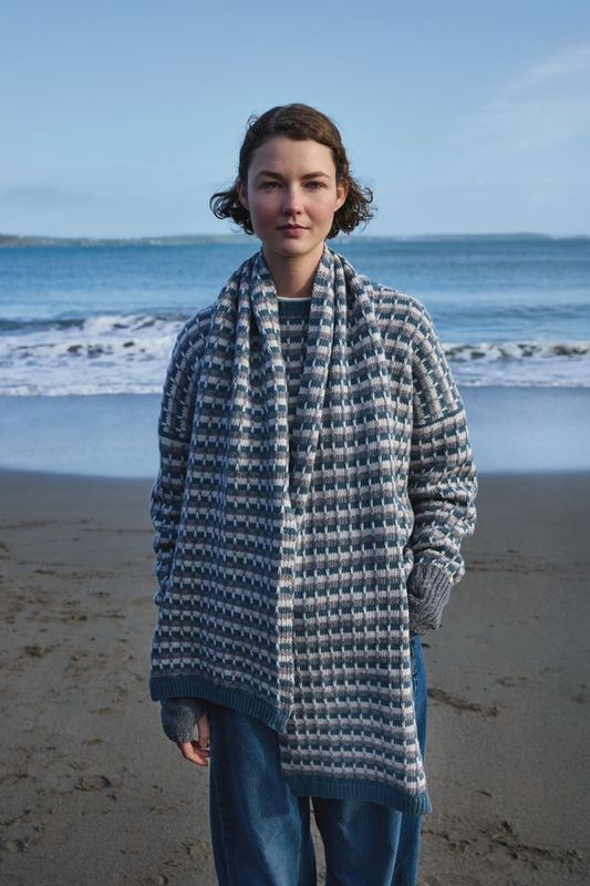Scarf with Interrupted Stripes