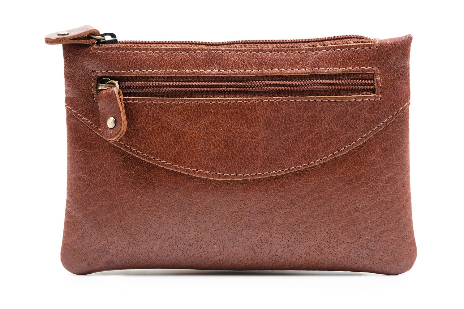 Top Zip 3 Zipper - Tan