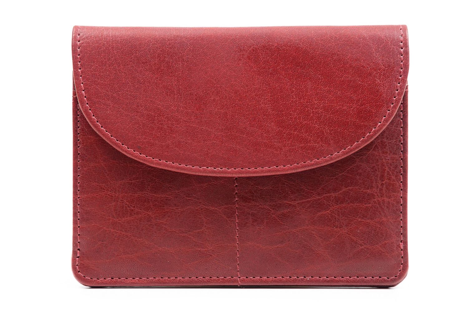 Back Zip Purse - Red