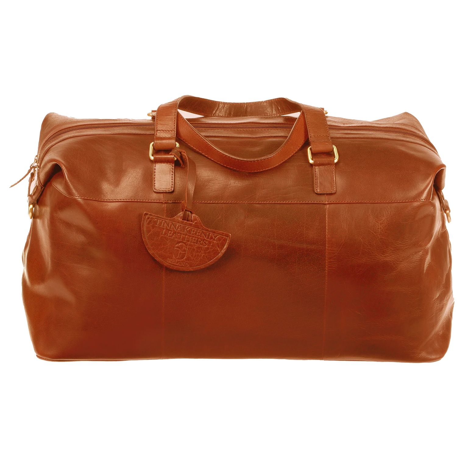 Leather Travel Bag - Tan