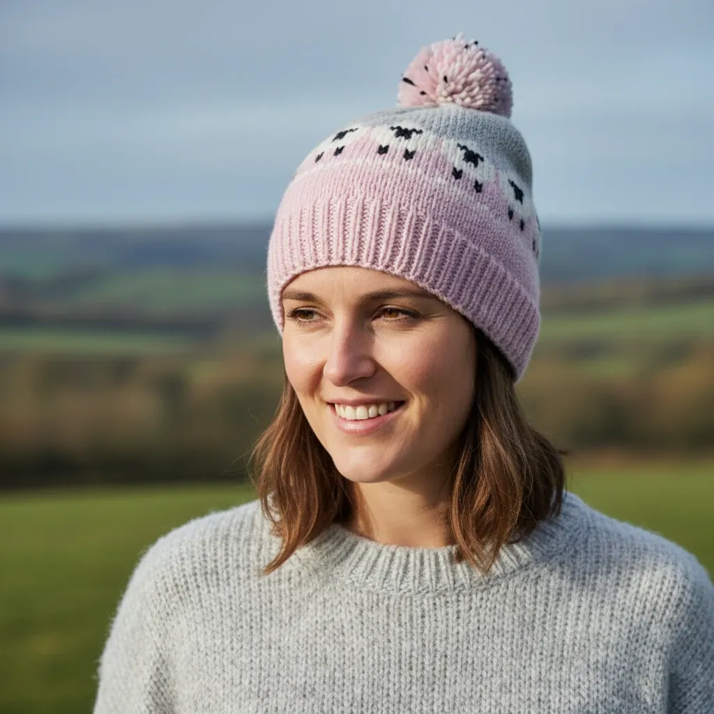 Bobble Beanie Pink
