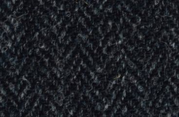 Donegal Touring Cap Tweed - Black &amp; Charcoal Herringbone