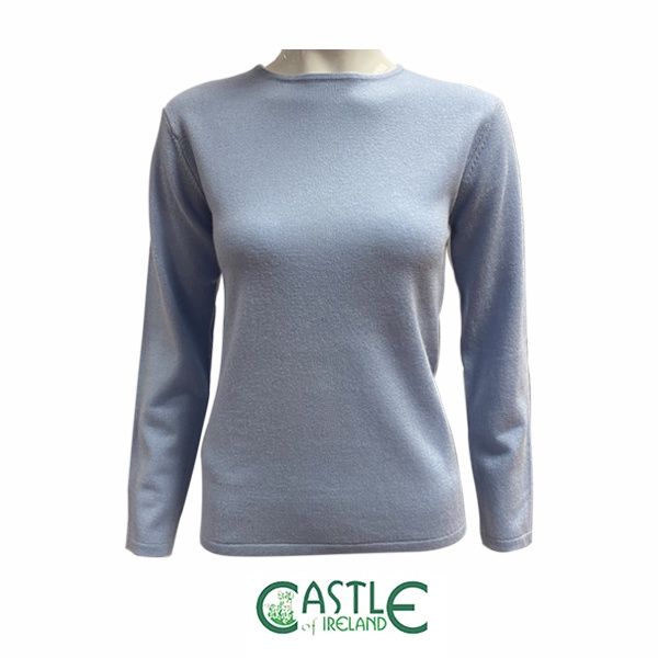 Round Neck Sweater - Wool Cashmere