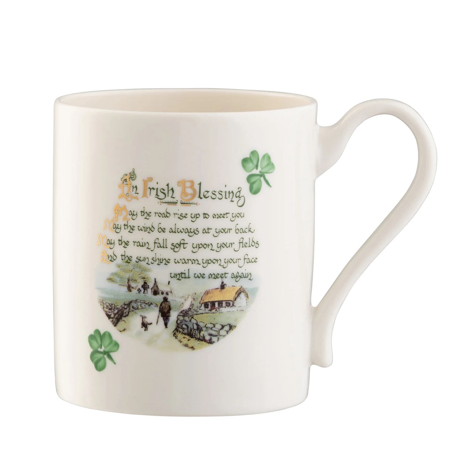 Beleek Irish Blessing Mug