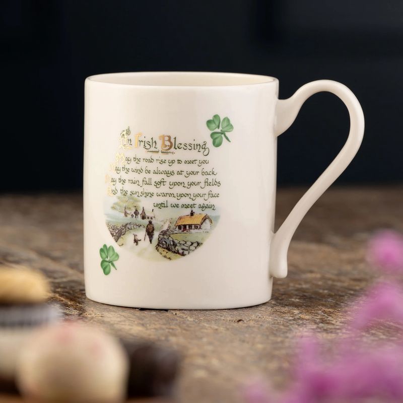 Beleek Irish Blessing Mug