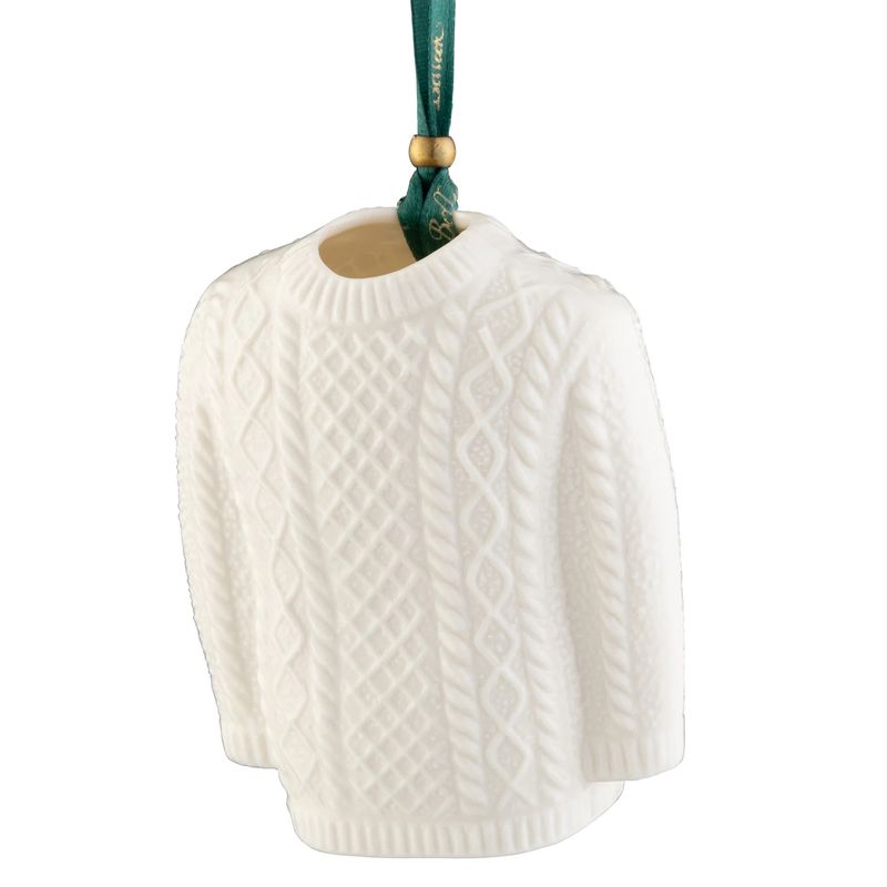 Belleek Aran Jumper Ornament