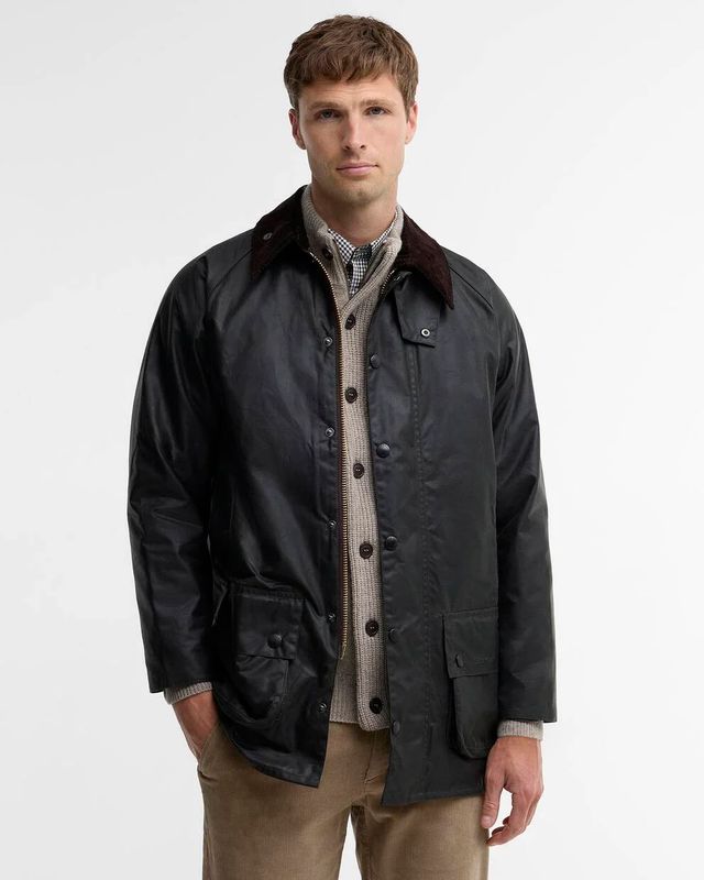 Barbour Beaufort Wax Jacket - Sage