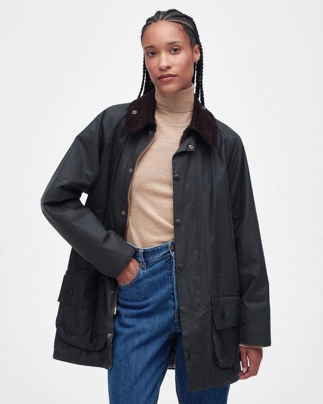Barbour Beaufort Wax Jacket - Sage