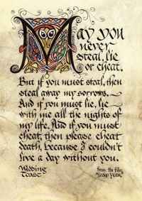 Wedding Toast -Matted