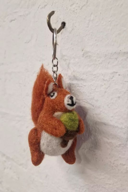 Cyril The Squirrel Keyring