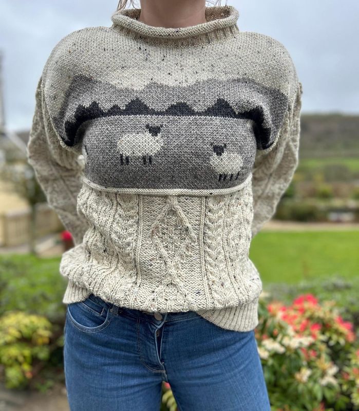 100% Wool Sheep Sweater