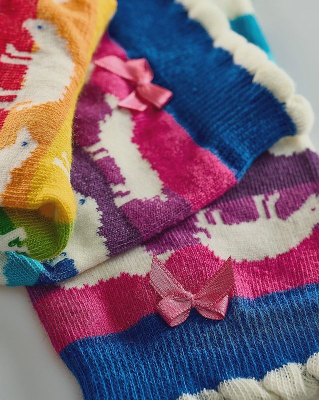 Avoca Rainbow Sheep Ankle Socks