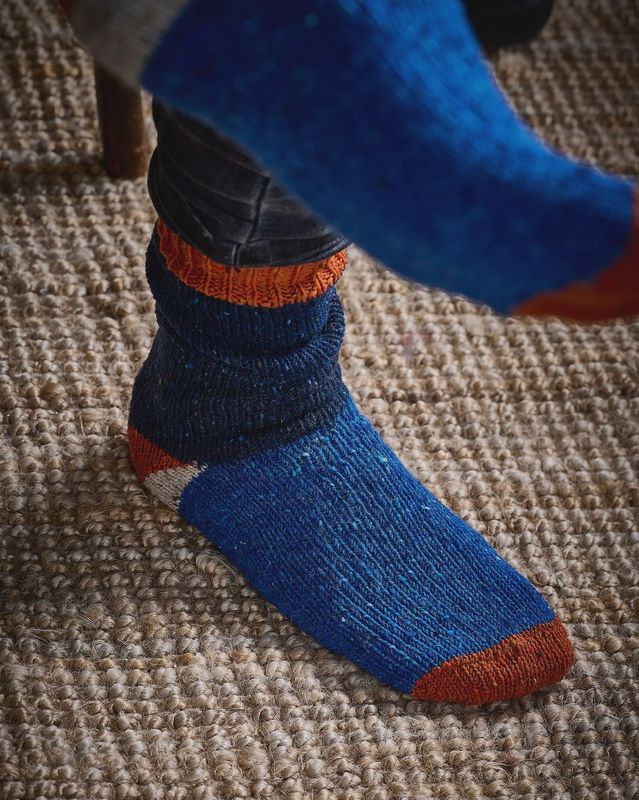 Derrybeg &amp; Belleek Men's Donegal Wool Socks