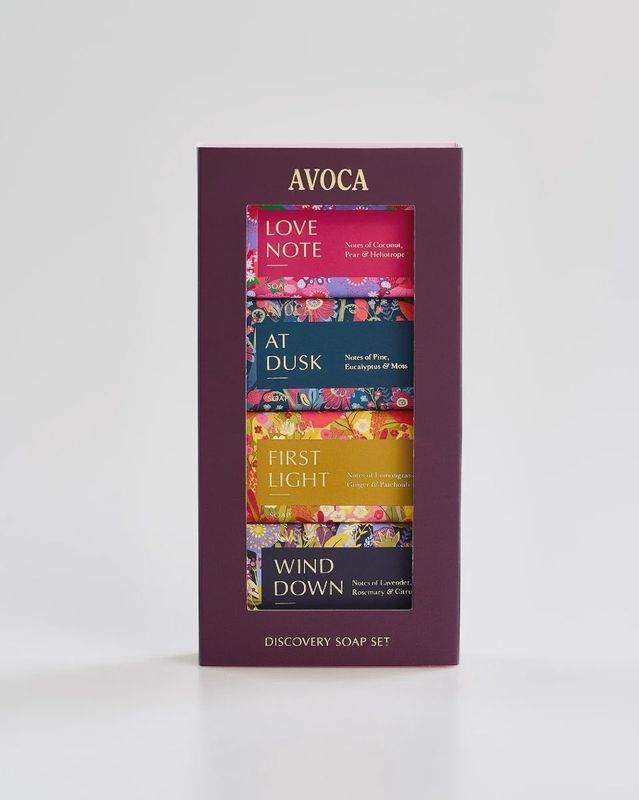 Avoca Discovery Four Fragrance Mini Soap Gift Set