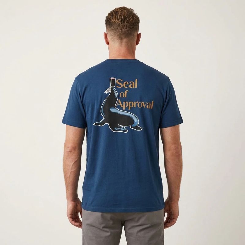 Guinness - Seal of Approval Premium Blue T-Shirt