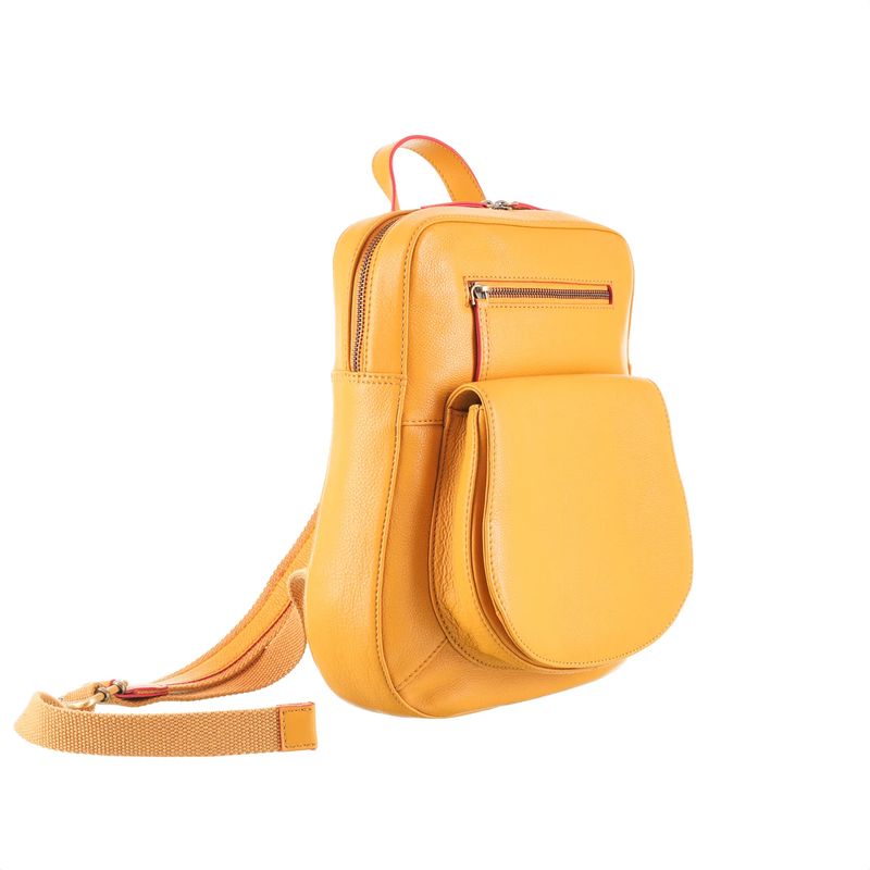 Backpack with Zip and Pocket