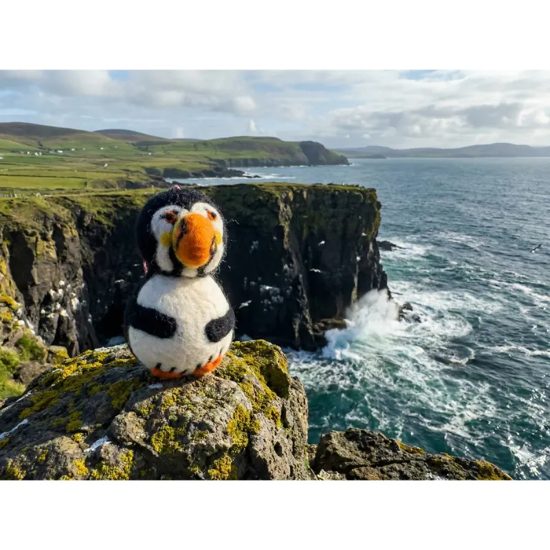 Handmade Wool Felt Sheep - Puffin