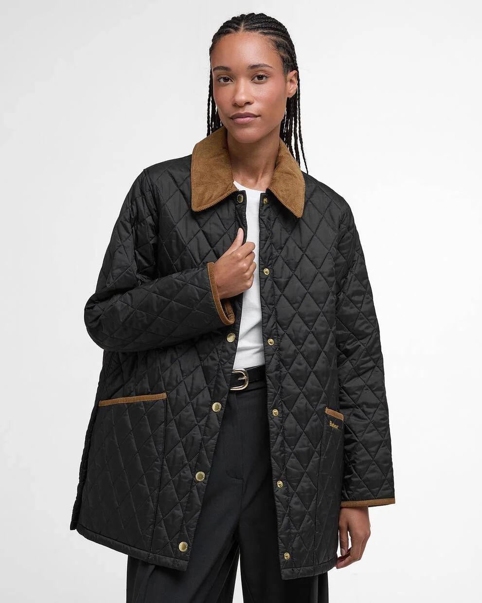 Barbour Icons Modern Liddesdale Quilted Jacket - Black