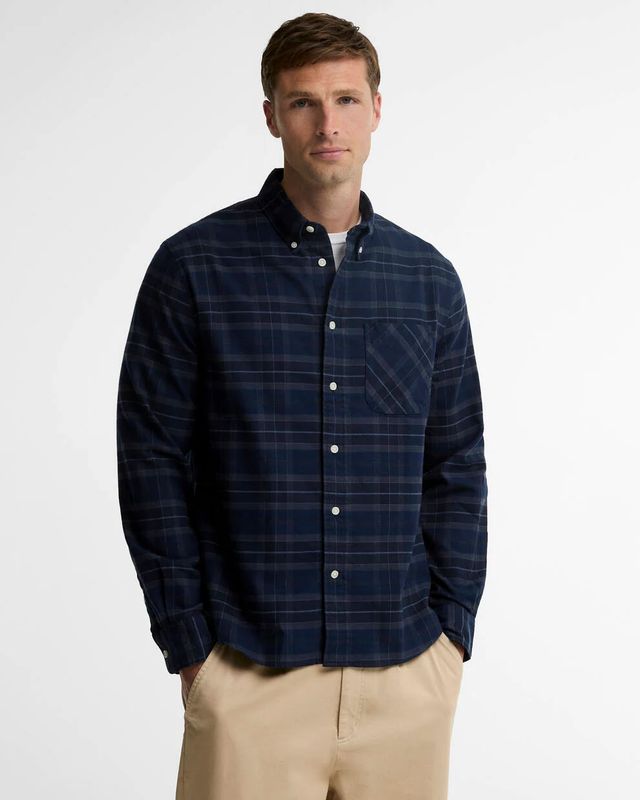 Barbour Mineral Tartan Authentic Shirt - Navy